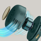 Mini Clip Fan – Portable USB Rechargeable Neck & Waist Fan | 3 Speeds, 900mAh