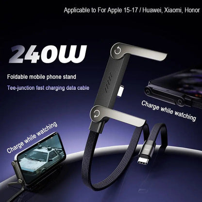 2-in-1 Fast Charging Stand Cable