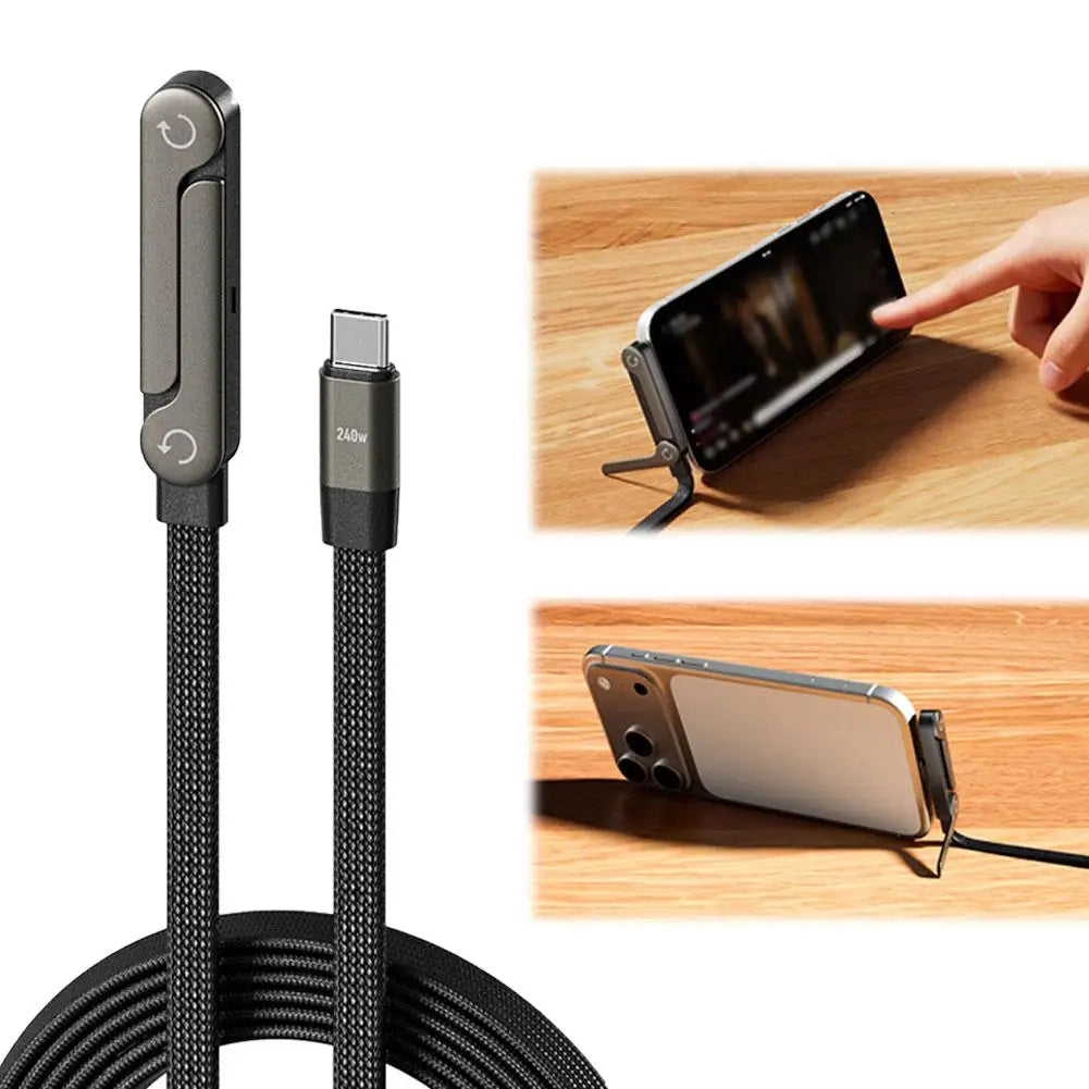 2-in-1 Fast Charging Stand Cable
