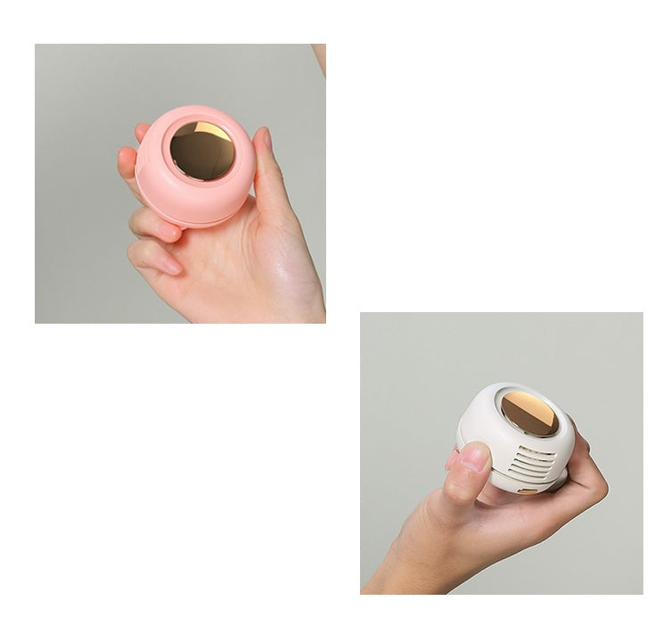 Mini Clip Fan – Portable USB Rechargeable Neck & Waist Fan | 3 Speeds, 900mAh