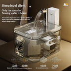 Smart Cat Water Fountain – Wireless Sensor, 1.5L Auto Dispenser