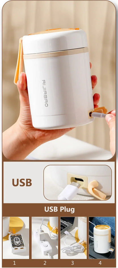 USB Electric Heating Lunch Box - Portable Food Warmer
