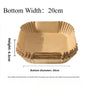 Air Fryer Disposable Paper Liners Square Round Non-Stick Baking BBQ Oil Absorbing Paper