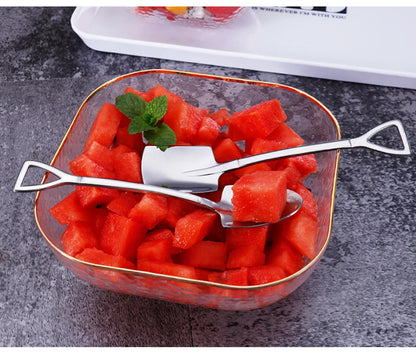 1/2/4PCS Stainless Steel Watermelon Spoon Shovel Spoon Household Creative Dessert Ice Cream Spoon Fruit Spoon Kitchen Gadgets