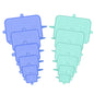 Silicone Stretch Lids- snugly seal your bowls, jars, fruits, and more (6pcs)