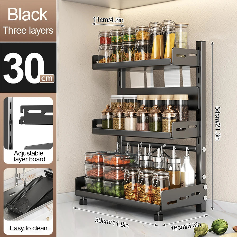 3 Tier Spice Storage Rack