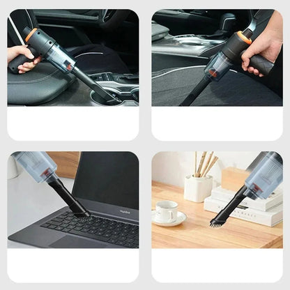 Premium Car Vacuum Cleaner - 9000PA Cordless & Rechargeable