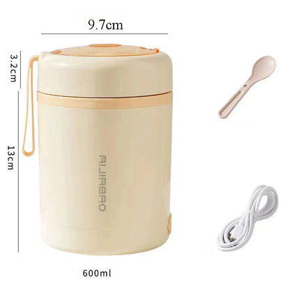USB Electric Heating Lunch Box - Portable Food Warmer