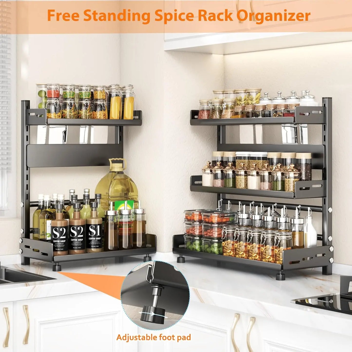 3 Tier Spice Storage Rack