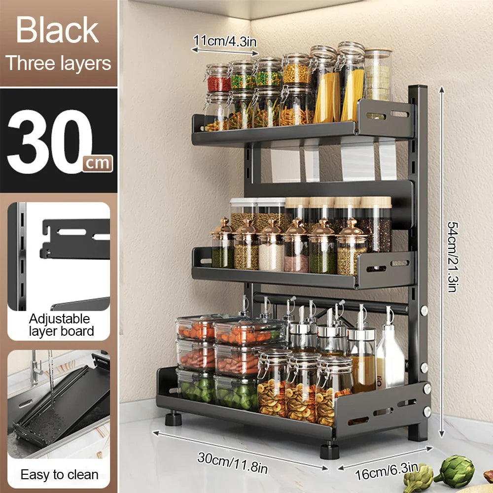 3 Tier Spice Storage Rack