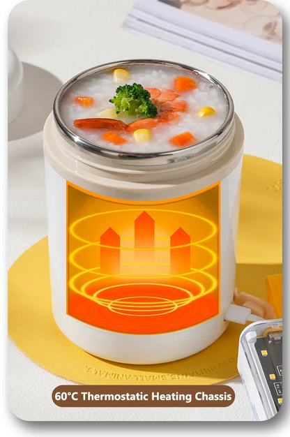 USB Electric Heating Lunch Box - Portable Food Warmer