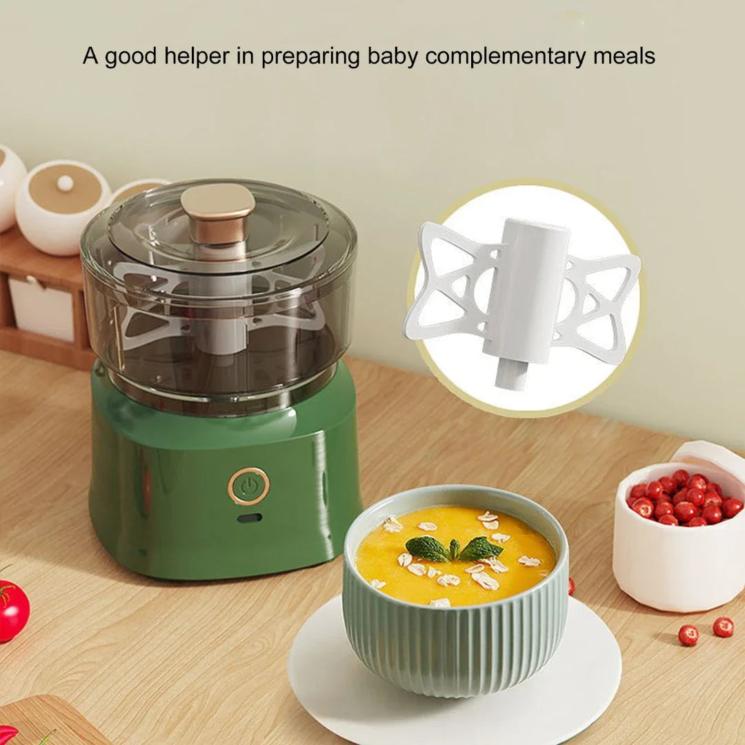 Electric Mini Food Chopper - USB Rechargeable Garlic Masher & Vegetable Grinder