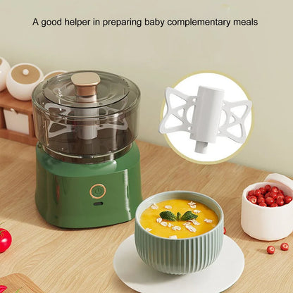 Electric Mini Food Chopper - USB Rechargeable Garlic Masher & Vegetable Grinder