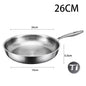 Pure Titanium Non-Stick Frying Pan - Premium Uncoated Healthy Cooking Skillet