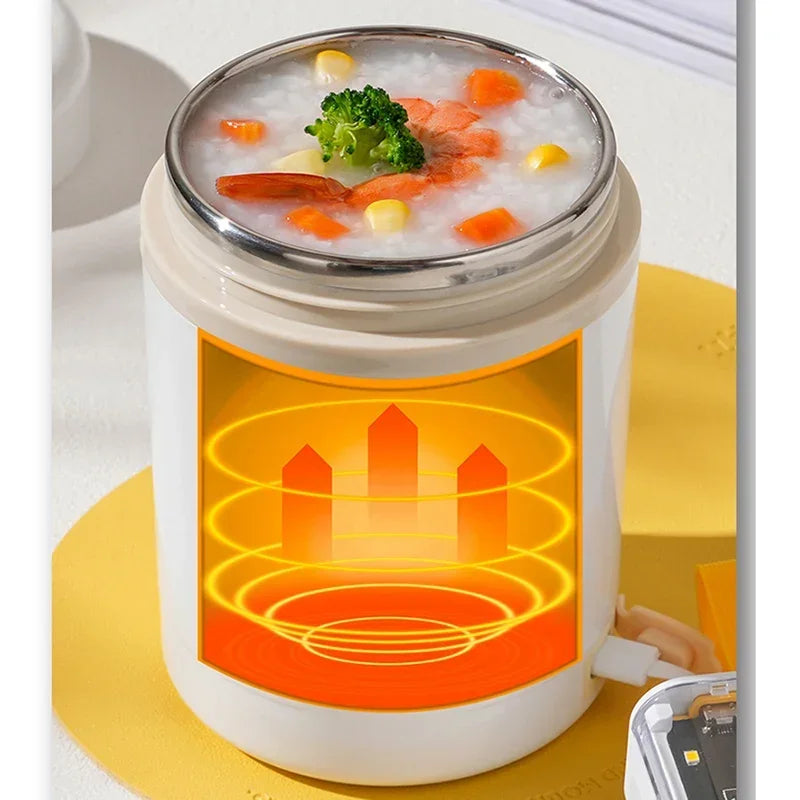 USB Electric Heating Lunch Box - Portable Food Warmer