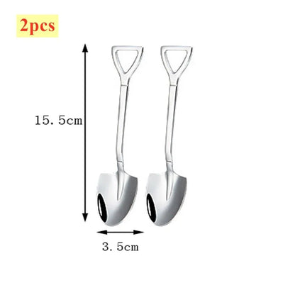 1/2/4PCS Stainless Steel Watermelon Spoon Shovel Spoon Household Creative Dessert Ice Cream Spoon Fruit Spoon Kitchen Gadgets