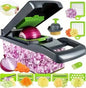 Multifunctional Vegetable Chopper Handle Food Grate Food Chopper Vegetable Slicer Dicer Cut 14/16 in 1 Kitchen Items
