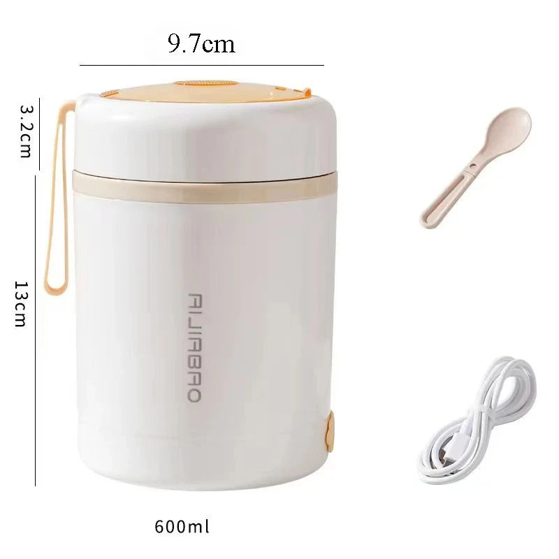 USB Electric Heating Lunch Box - Portable Food Warmer
