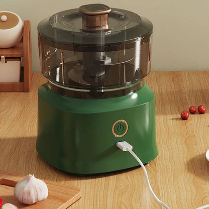 Electric Mini Food Chopper - USB Rechargeable Garlic Masher & Vegetable Grinder