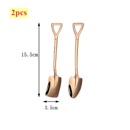 1/2/4PCS Stainless Steel Watermelon Spoon Shovel Spoon Household Creative Dessert Ice Cream Spoon Fruit Spoon Kitchen Gadgets