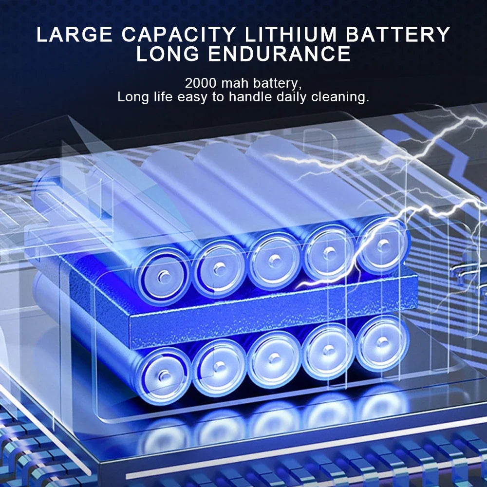 Premium Car Vacuum Cleaner - 9000PA Cordless & Rechargeable